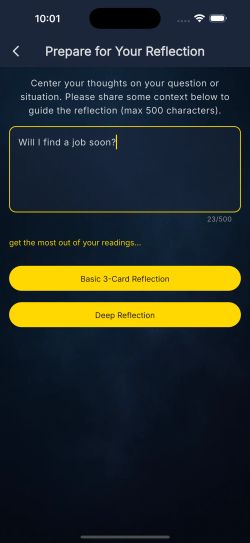 Ask a meaningful question